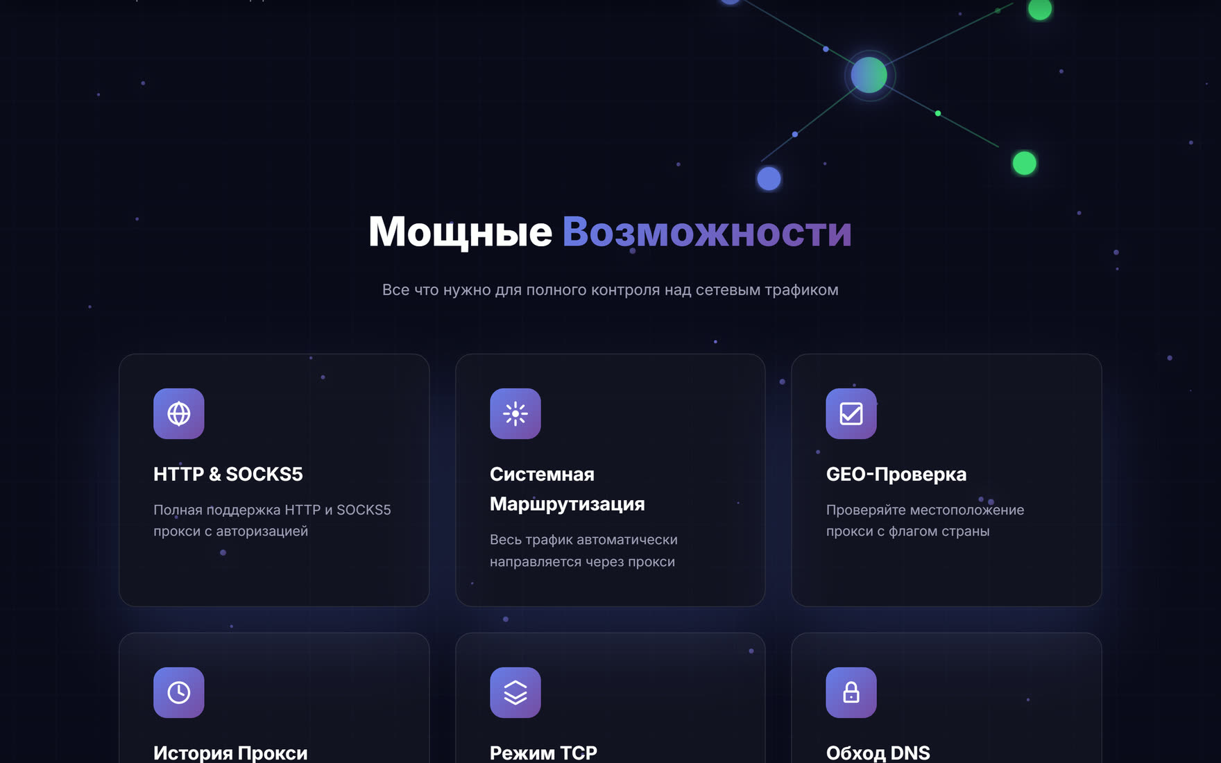 Возможности приложения